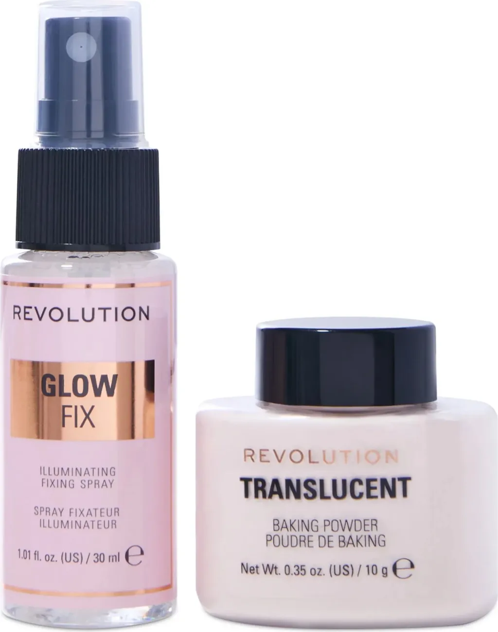 Revolution Mini Glow Heroes Makeup Setting Duo - Gift Set - 2