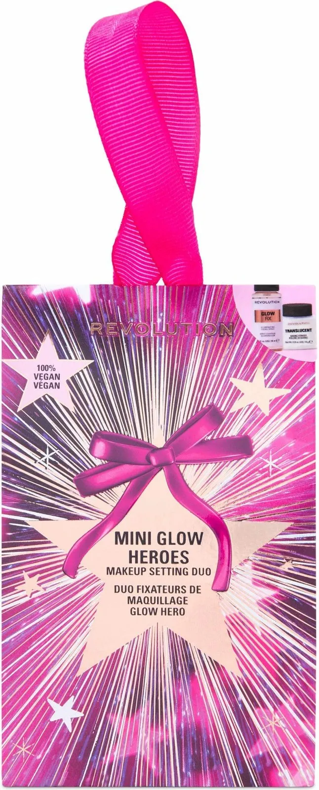 Revolution Mini Glow Heroes Makeup Setting Duo - Gift Set - 3