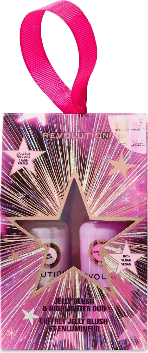 Revolution Jelly Blush & Highlighter Set - Gift Set - 3