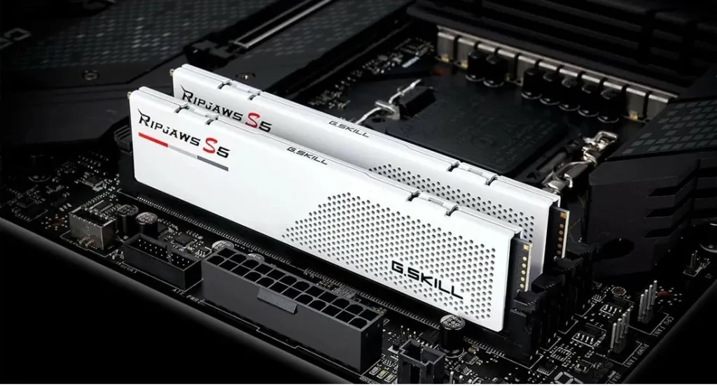 RAM Memorje G.Skill Ripjaws S5 KIT 32GB (2x16GB) PC 6400 CL36 bardhë - 3