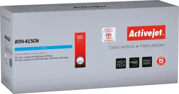 Toner zevendësues Activejet ATH-415CN për printer HP 415A W2031A, supreme (me chip), i kaltër