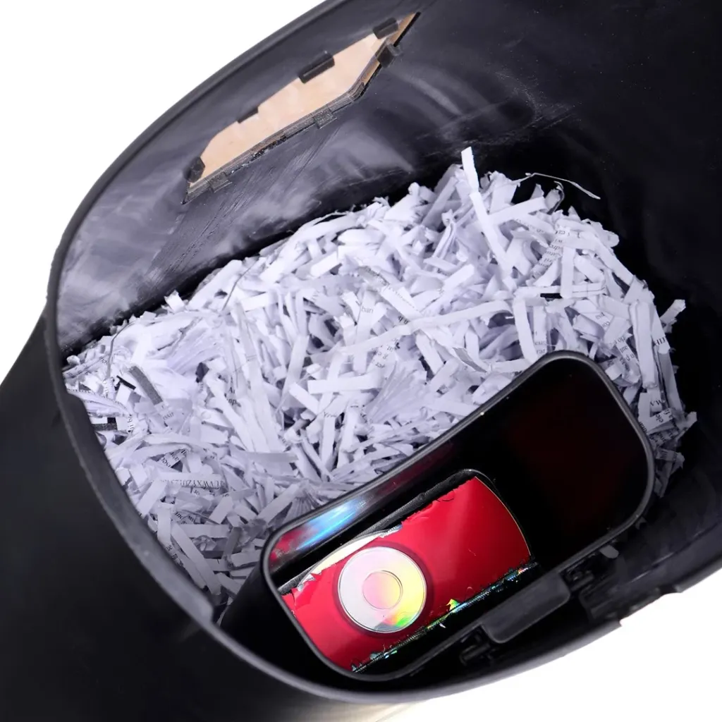 Shredder dokumentesh Activejet ASH-1201D P-3, 25L, prerje shirita, i zi - 1