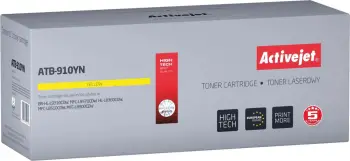 Toner Activejet ATB-910YN, zëvendësim për Brother TN-910Y, ngjyrë e verdhë