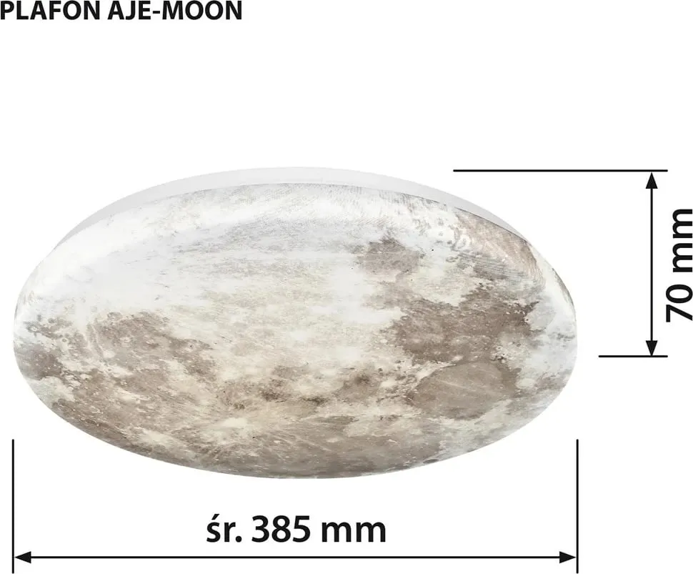Plafonierë LED Activejet AJE-MOON 24W, Shumëngjyrëshe - 7