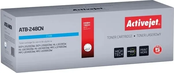 Toner Activejet ATB-248CN, për printer Brother, Blu - 1