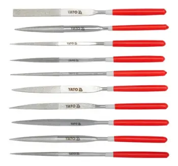 Lima diamanti Yato (YT-6151), 4x160x50mm, 10 copë, të kuqe