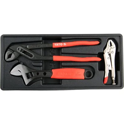 Set veglash Yato, 3 copë, për sirtar, i argjendtë - 1