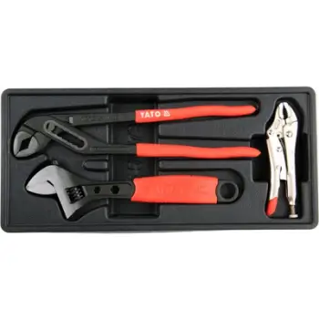 Set veglash Yato, 3 copë, për sirtar, i argjendtë
