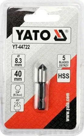 Furçë prerëse Yato Countersink, 8.3 mm HEX (YT-44722)