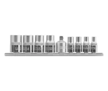Set priza torx Yato 1/4" - 3/8", E5 - E16, 9 copë