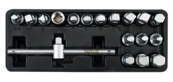 Set çelësash Yato, 3/8", 18 copë