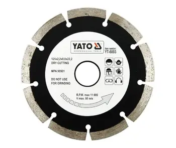 Disk prerës Yato YT-6003, 125x2.2x22.2mm
