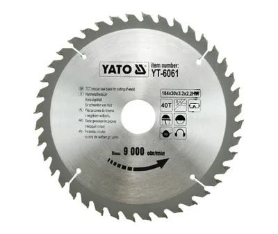 Disk prerës Yato, 184x30mm 40z YT-6061 - 1