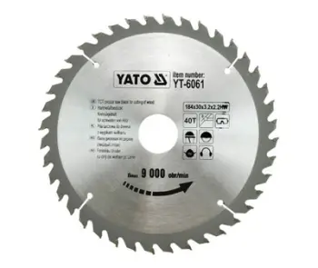 Disk prerës Yato, 184x30mm 40z YT-6061
