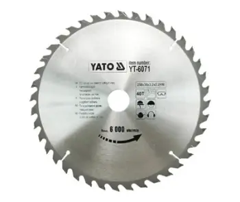 Disk prerës Yato, 250x30mm 40z YT-6071