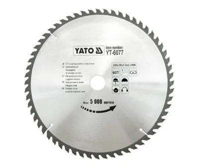 Sharrë rrethore për dru Yato YT-6077, 300x30mm - 1