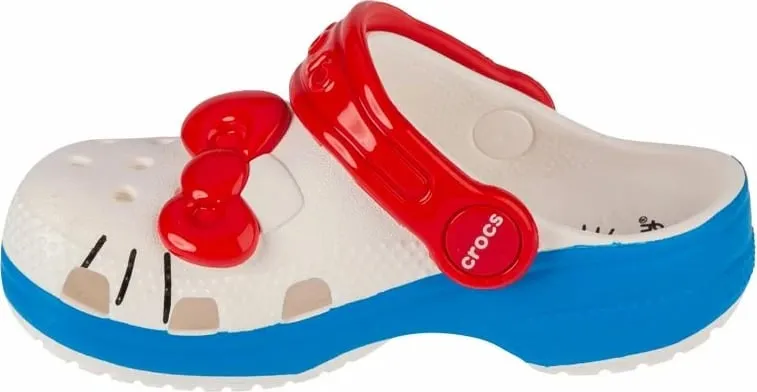 Papuqe Crocs për fëmijë, Hello Kitty, të bardha - 2