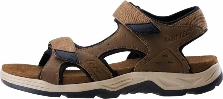 Sandale për meshkuj Hi-Tec, ngjyrë kafe dhe e zezë - 5