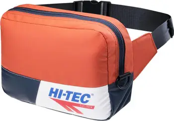 Çantë beli Hi-Tec TYLER 90S, poliester, rrip i rregullueshëm, e zezë