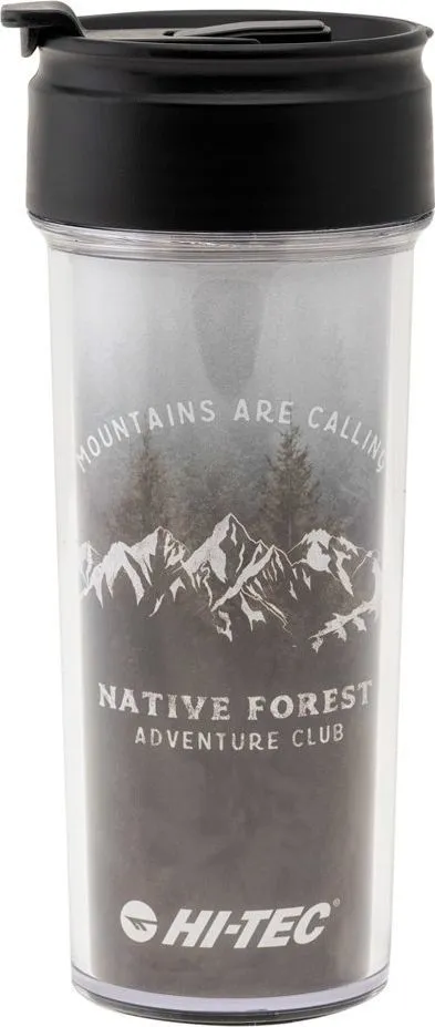 Termos Hi-Tec Whip Foggy Forest, 400 ml, i hirtë - 1