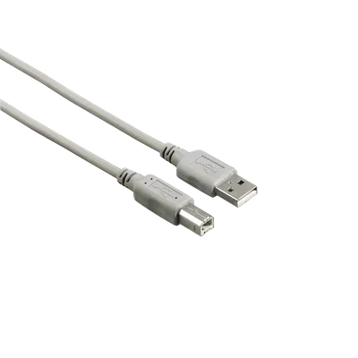 Kabllo Hama (29100) USB A - USB B, 3m, e hirtë - 1