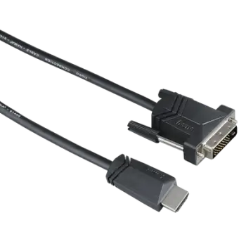 Kabllo Hama, HDMI - DVI / D , 1.5m, 205018