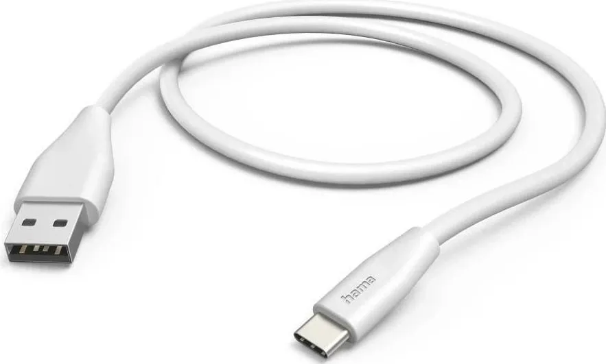 Kabëll Hama USB-A/USB-C, 1.5m, bardhë - 1