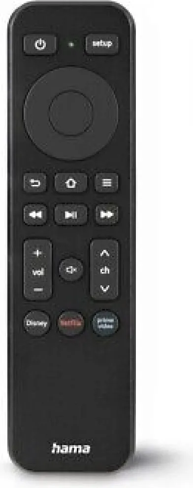 Telekomand Hama, për TV + buton, i zi - 1