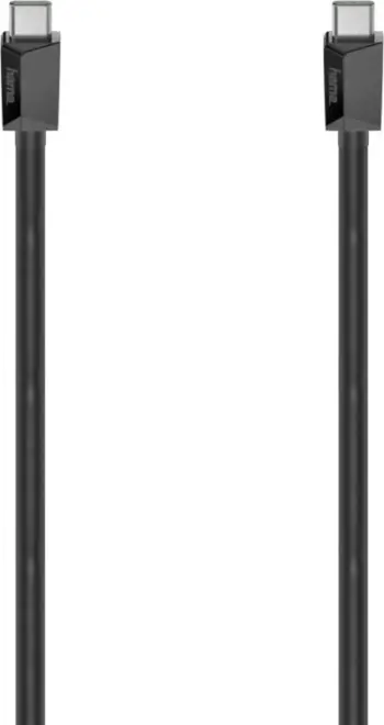 Kabel Hama USB 3.2 GEN 2 USB-C 10 Gbit/s, 100W, 1m, e zezë