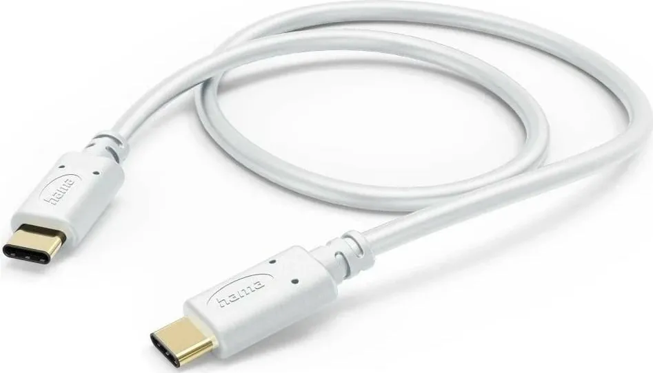 Kabëll Hama USB-C - USB-C, 1.5m, i bardhë - 1