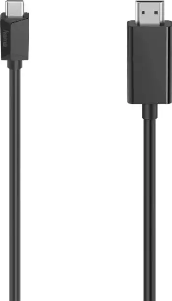 Kabel Hama, USB-C në HDMI, 4K 1,5m, i zi
