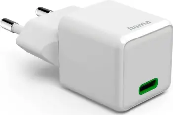 Karikues i shpejtë Hama, USB-C, Super Mini Karikues, PD, 25 W, i bardhë