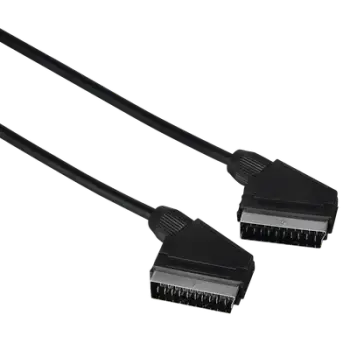 Kabllo Hama Scart, 1.5m, zezë, 1.5m 11951