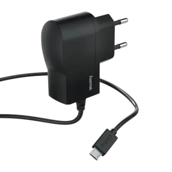 Karikues Hama, microUSB, 1 A, zezë, 1m 173670