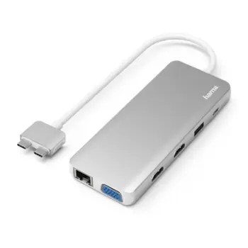Hub Hama USB-C, “CONNECT2MAC”, APPLE MACBOOK AIR & PRO, 12 porte