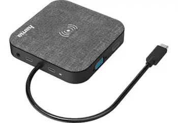 Hub USB-C Hama CONNECT2QICHARGE, WiFi, 12 porte