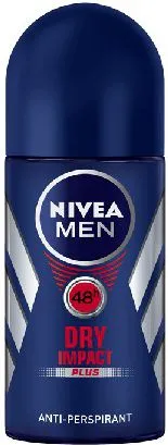 Deodorant për meshkuj Nivea Dry Impact, 50ml, i kaltër - 1