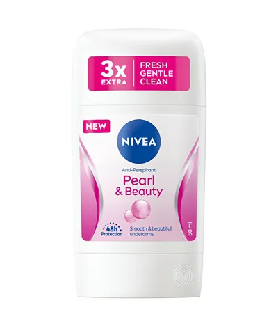 Antiperspirant i ngurtë Nivea Pearl & Beauty, 50 ml - 1