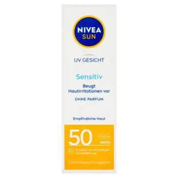 Krem mbrojtës ndaj diellit Nivea Sensitive SPF 50 Sun Allergy Protection 50 ml