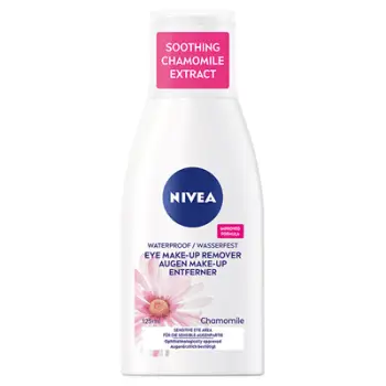Pastrues grimi Nivea Chamomile Waterproof Eye Make-Up Remover, 125 ml