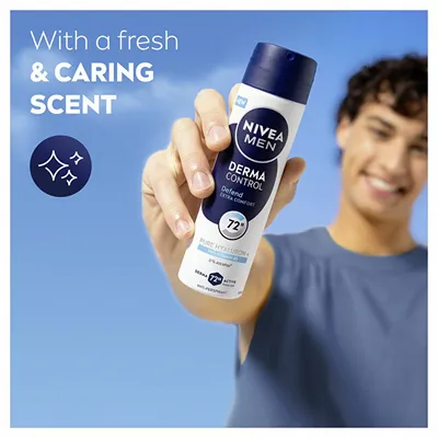 Antiperspirant sprej për meshkuj Nivea Derma Control Defend, 150 ml - 6