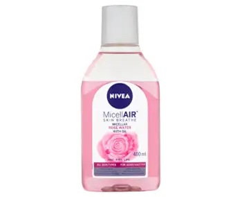 Solucion pastrimi për lëkurë Nivea Rose Water 400 ml