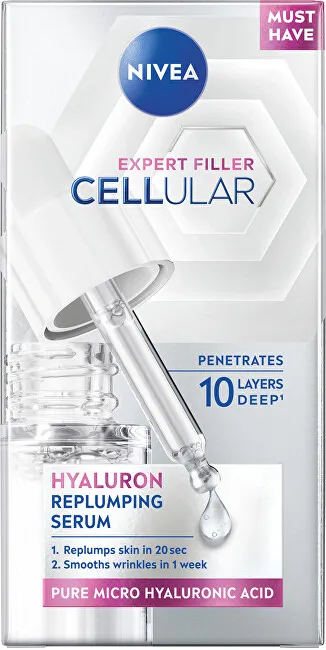Serum hidratues kundër rrudhave me hidratues Cellular Expert Filler Nivea, 15 ml - 2
