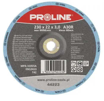 Disk prerës për metal Proline (44212), T42, 125mm