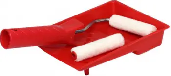 Set me rula për lyerje Pro-Line (41249), 10 cm, 2 copë + kuti për lyerje