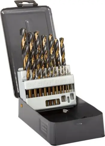 Set koka shpuese Pro-Line Metal Drill Bits HSS DIN333, 1-10mm, 19 copë