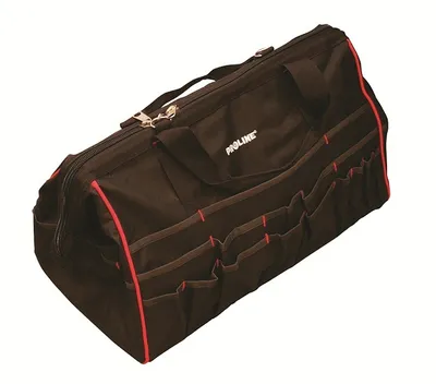 Çantë për vegla pune Pro-Line 62150, e zezë/e kuqe - 1