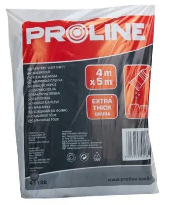 Folie për ngjyrosje Proline, e trashë, 4 x 5 m