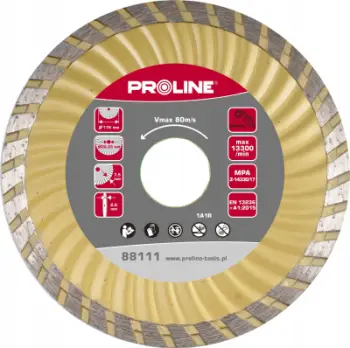 Disk prerës Pro-Line Super Turbo Diamond Blade, 115 x 2.2 x 7.2 x 22.2