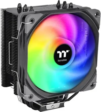 Ftohës ajri Thermaltake UX200 SE ARGB, 12 cm, ndriçim LED, i bardhë/zi